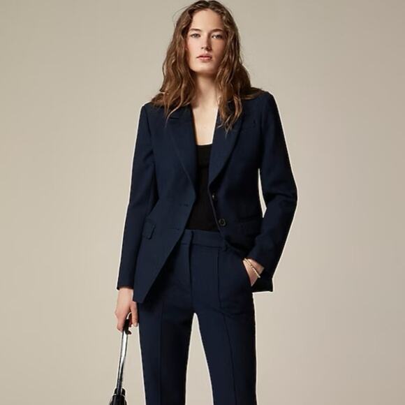 J. Crew Jackets & Blazers - J Crew 1035 Navy Two Button Blazer NWT
